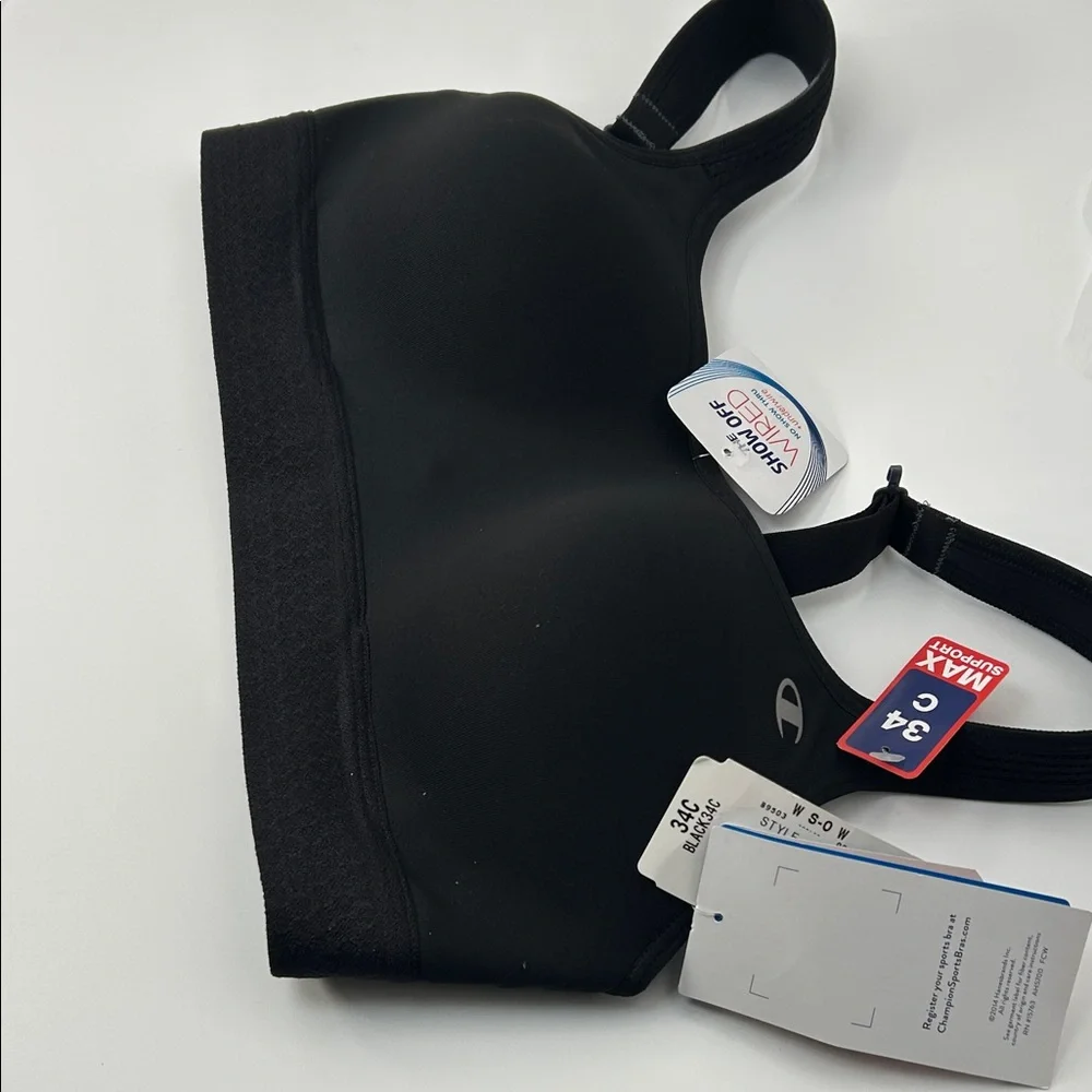 Seamless Black Comfort Bra - Picture 15 of 16